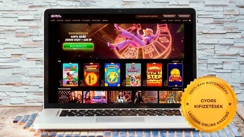 WestAce online kaszinó főoldal