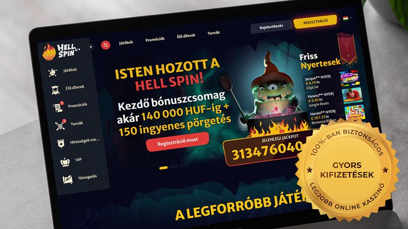 Hellspin online kaszinó főoldal