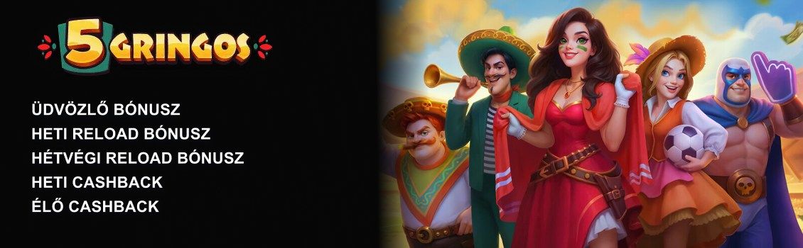 5Gringos Casino bónuszok