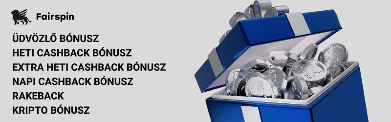 Fairspin kaszinó bónuszok