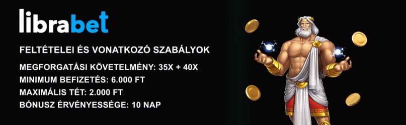 Librabet Casino bónuszok feltételei