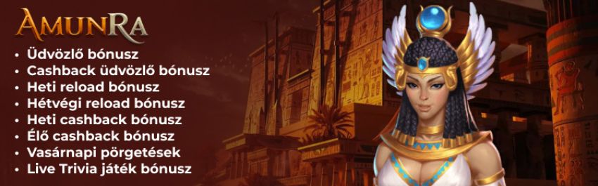 AmunRa Casino bónuszok