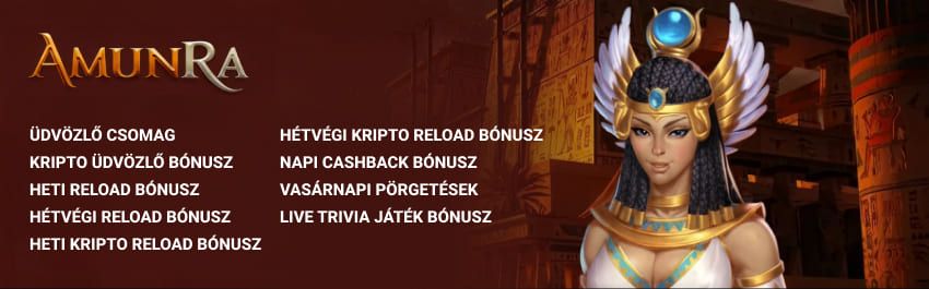 AmunRa Casino bónuszok