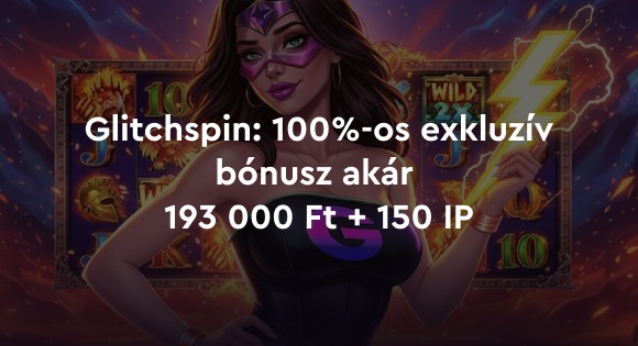 Glitchspin kaszinó bónusz