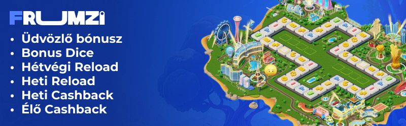 Frumzi Casino bónuszok