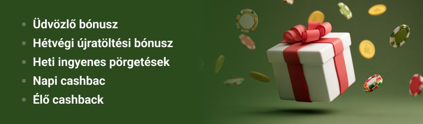 Gransino kaszinó bónuszok