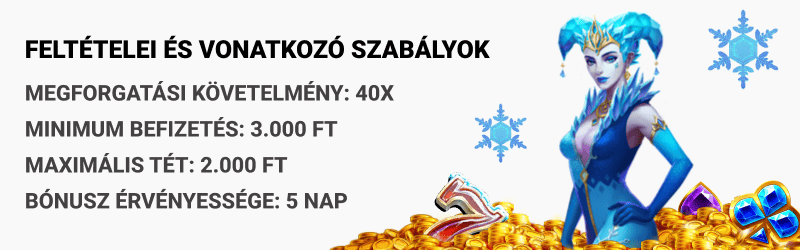 Ice Casino bónuszok feltételei