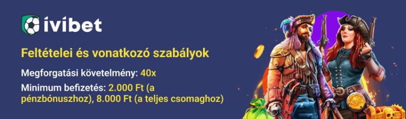 Ivibet Casino bónuszok feltételei