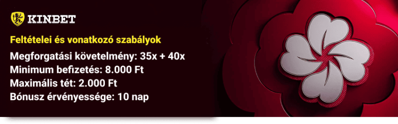 Kinbet Casino bónuszok feltételei