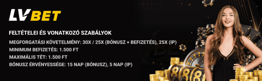 LV Bet Casino bónuszok feltételei