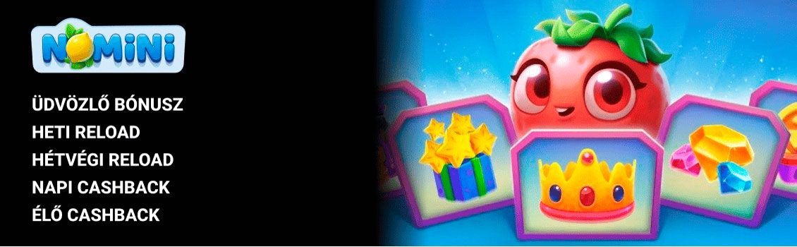 Nomini Casino bónuszok