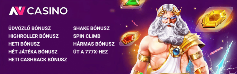 NV Casino bónuszok