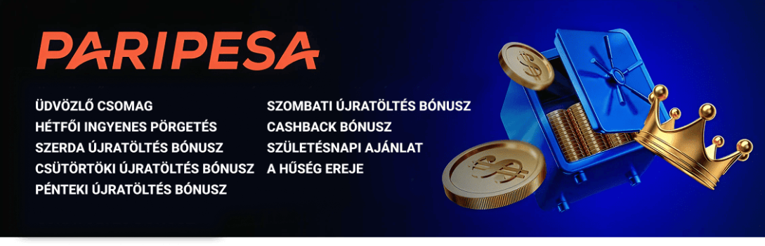 Paripesa Casino bónuszok