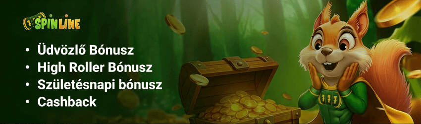 Spinline kaszinó bónuszok