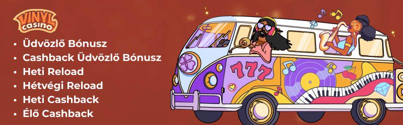 Vinyl kaszinó bónuszok