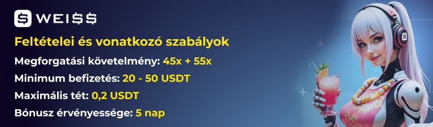 Weiss Casino bónuszok feltételei