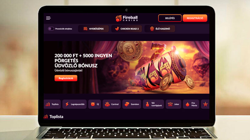 Fireball online kaszinó főoldal