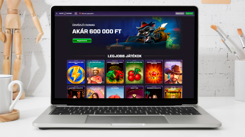 LuckyCapone online kaszinó főoldal