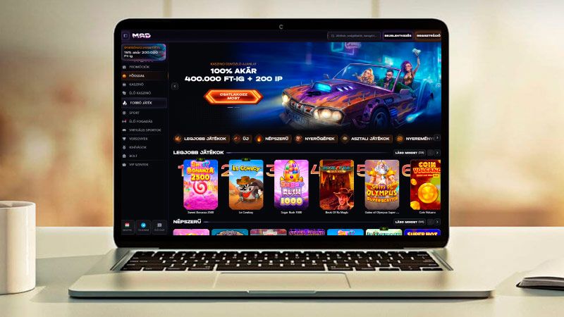 MadCasino online kaszinó főoldal