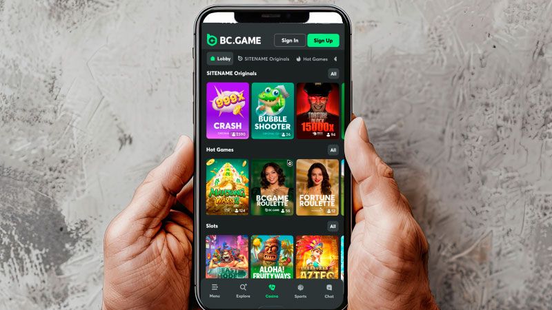 BC Game online kaszinó főoldal