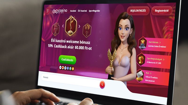 Infinity Casino főoldal