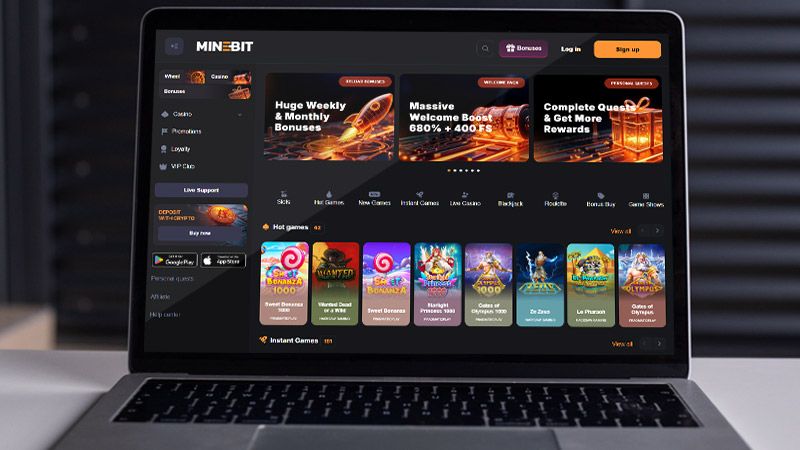 Minebit Kaszinó főoldal