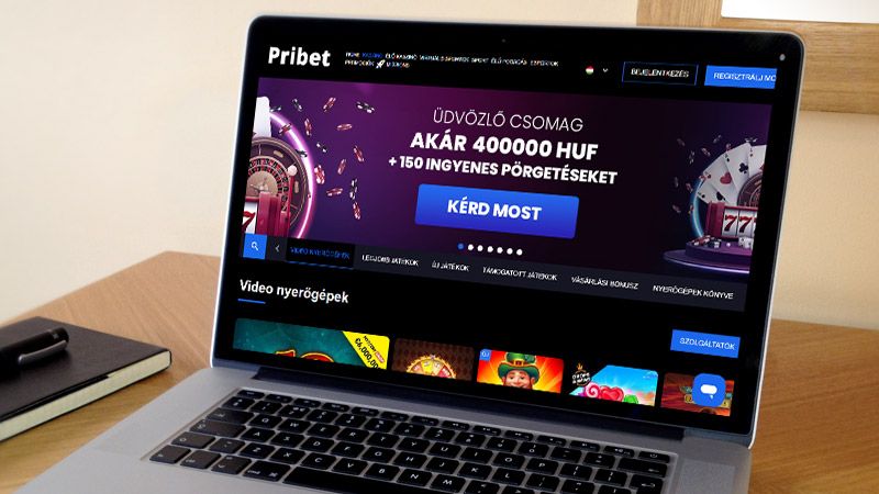 Pribet Casino főoldal