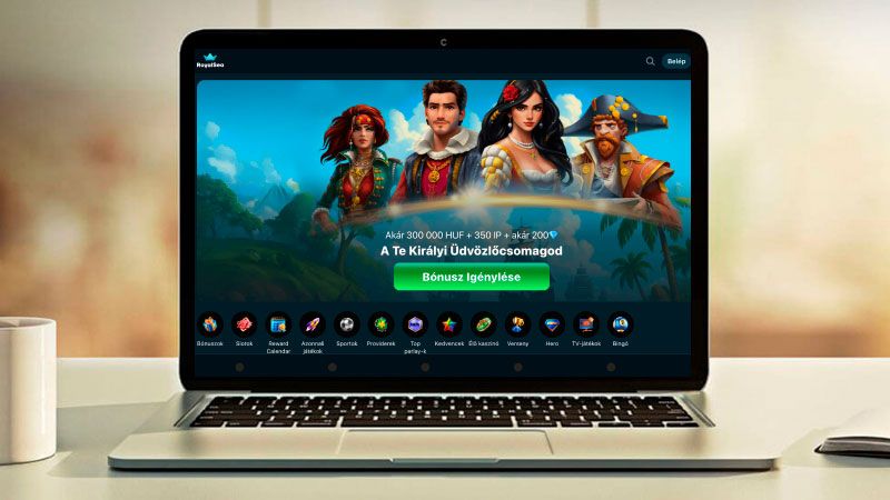 RoyalSea online kaszinó élő játékok oldal