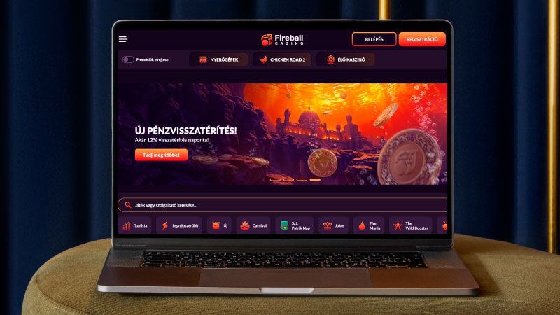 Fireball online kaszinó élő játékok oldal