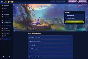 Casombie Kaszinó VIP