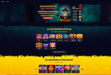 HellSpin casino - előcsarnok.