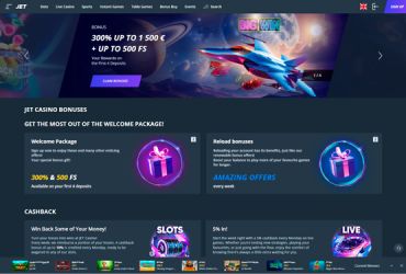 Jet Casino - Promóciók