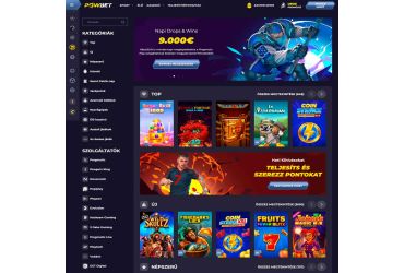 Powbet – Főoldal