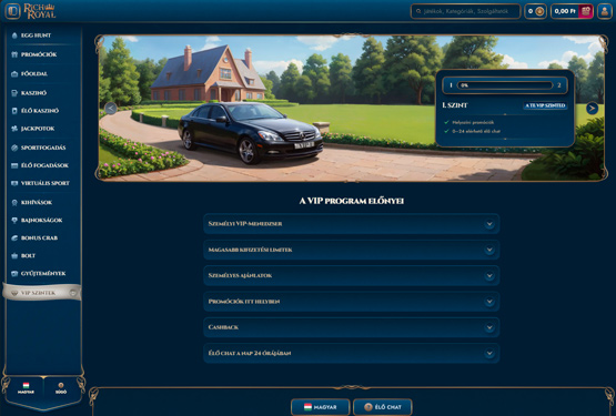Rich Royal Kaszinó VIP