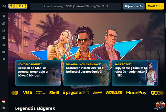 Snatch Kaszinó főoldal