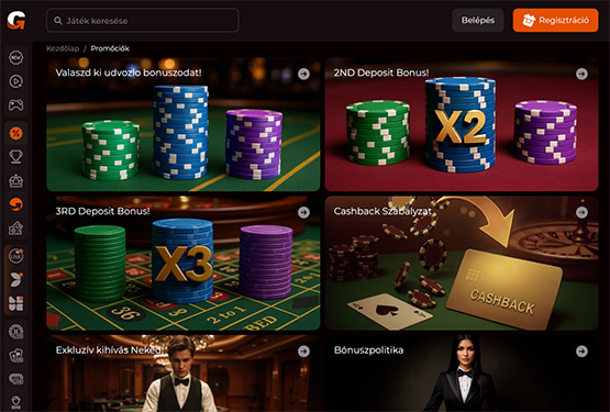 Wageon Kaszinó bónuszokat