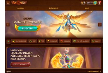 AmunRa kaszino előcsarnok