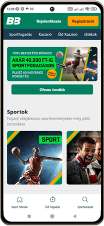 Boabet kaszinó főoldal mobilon