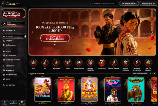Casina Kaszinó főoldal