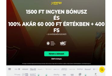 Energy kaszinó Főoldal