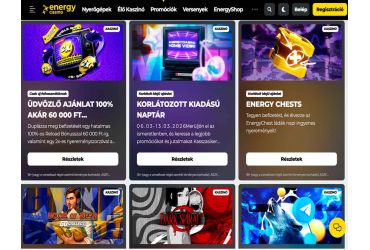 Energy kaszinó Bónuszok