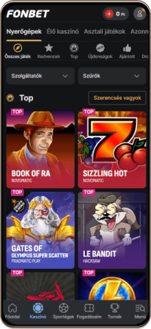 Fonbet Casino mobil