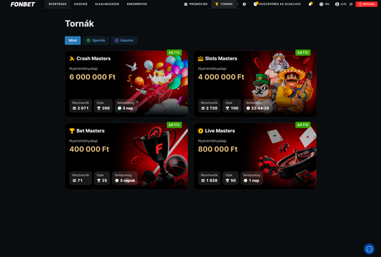 Fonbet Casino tornak