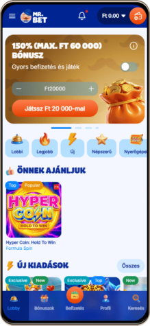 MrBet Casino mobil