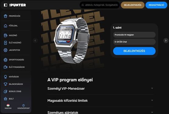 MrPunter Kaszinó VIP