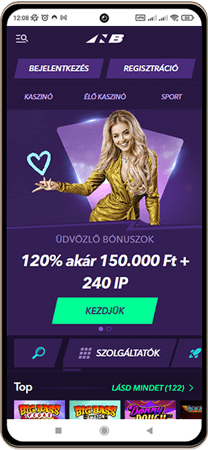 Naobet Casino főoldal mobilon
