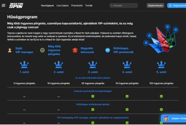 Need for Spin casino VIP