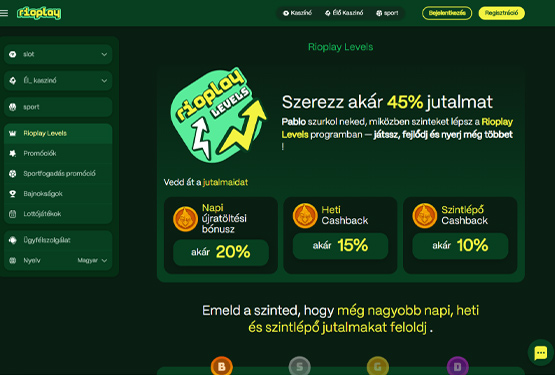 Rioplay Kaszinó VIP