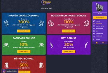 Rolling Slots kaszino nyerőgépek listája