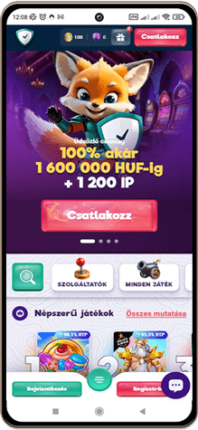 SafeCasino főoldal mobilon